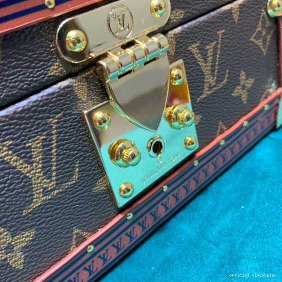 Official oldcobbler VUITTON JEWELRY BOX LOUIS 0708